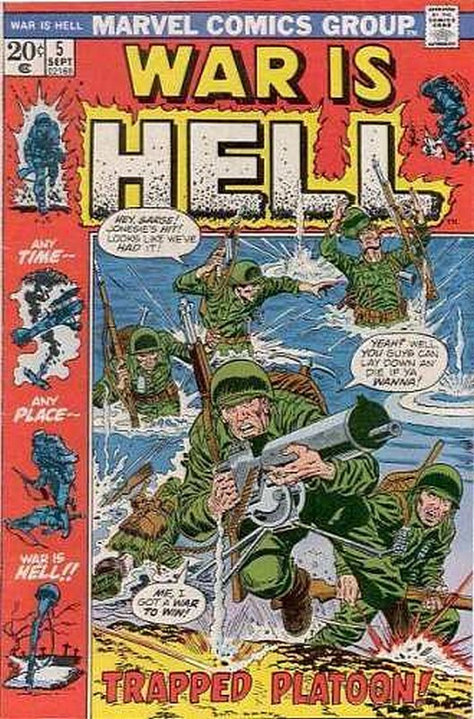Cover of War is Hell (Vol 1) #5. One of 250,000 Vintage American Comics on sale from Krypton!