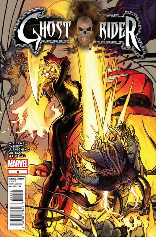 Cover of Ghost Rider (Vol 4) #9. One of 250,000 Vintage American Comics on sale from Krypton!