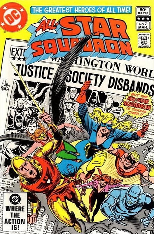 Cover of All-Star Squadron (Vol 1) #7. One of 250,000 Vintage American Comics on sale from Krypton!