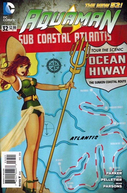 Cover of Aquaman (Vol 5) #32. One of 250,000 Vintage American Comics on sale from Krypton!