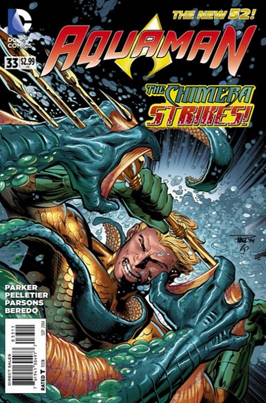 Cover of Aquaman (Vol 5) #33. One of 250,000 Vintage American Comics on sale from Krypton!