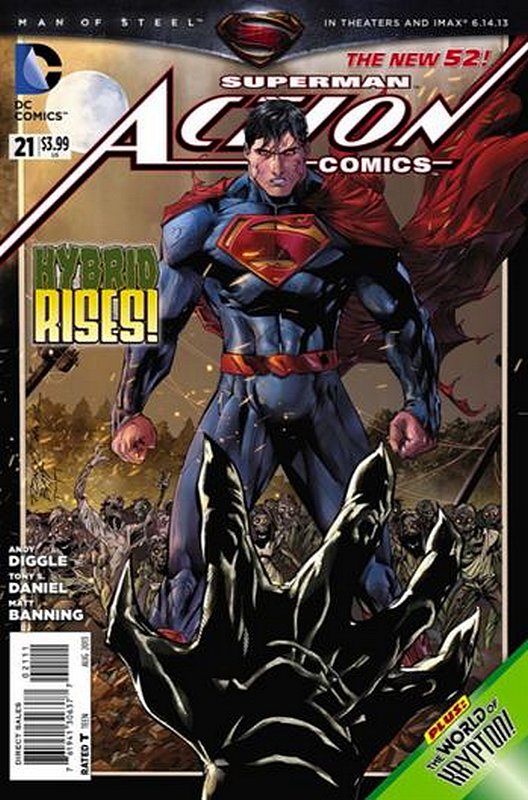 Cover of Action Comics (Vol 2) #21. One of 250,000 Vintage American Comics on sale from Krypton!