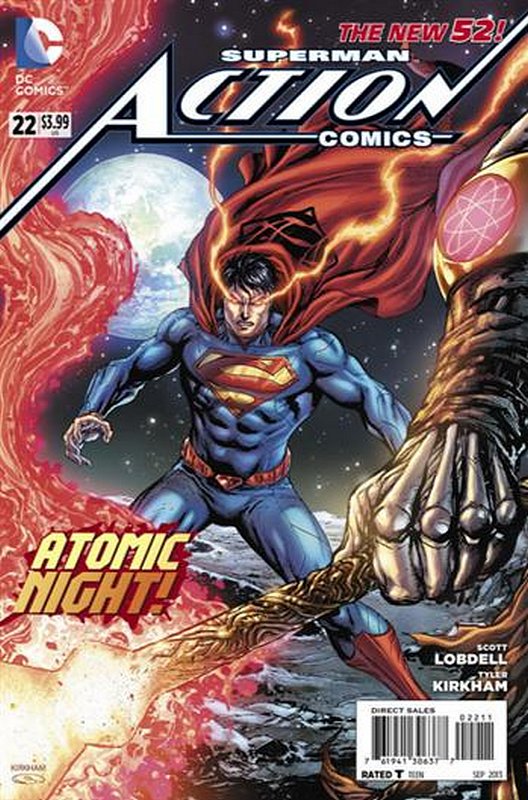 Cover of Action Comics (Vol 2) #22. One of 250,000 Vintage American Comics on sale from Krypton!