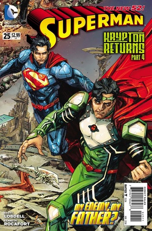 Cover of Superman (Vol 4) #25. One of 250,000 Vintage American Comics on sale from Krypton!