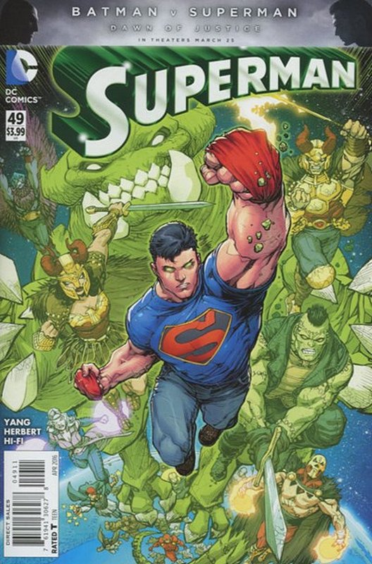 Cover of Superman (Vol 4) #49. One of 250,000 Vintage American Comics on sale from Krypton!
