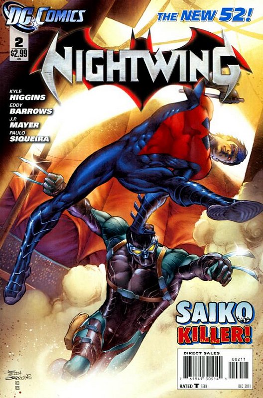 Cover of Nightwing (Vol 2) #2. One of 250,000 Vintage American Comics on sale from Krypton!