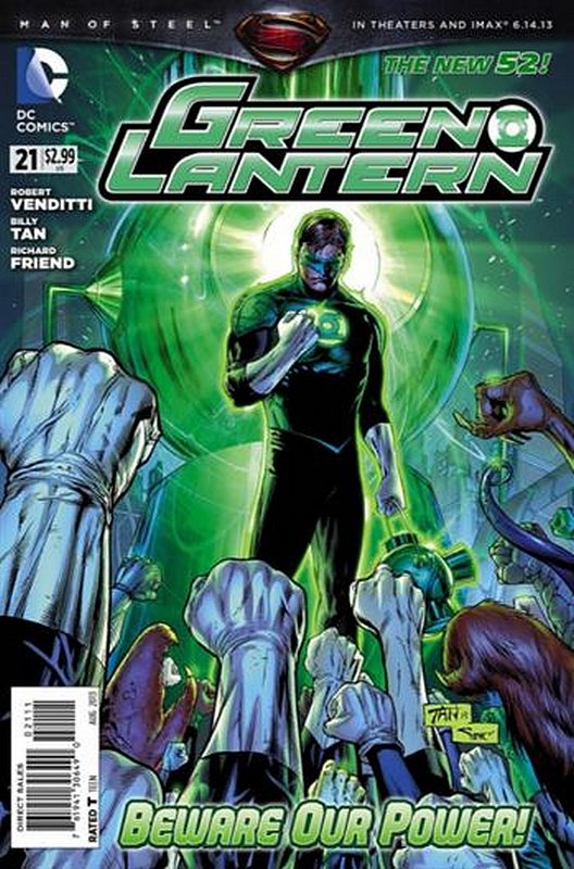 Cover of Green Lantern (Vol 5) #21. One of 250,000 Vintage American Comics on sale from Krypton!