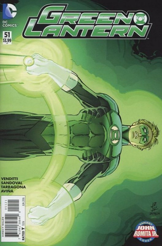 Cover of Green Lantern (Vol 5) #51. One of 250,000 Vintage American Comics on sale from Krypton!