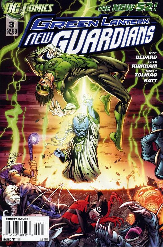Cover of Green Lantern: New Guardians (Vol 1) #3. One of 250,000 Vintage American Comics on sale from Krypton!