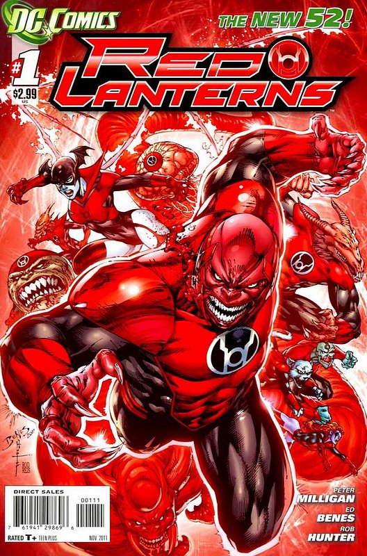 Cover of Red Lanterns (Vol 1) #1. One of 250,000 Vintage American Comics on sale from Krypton!