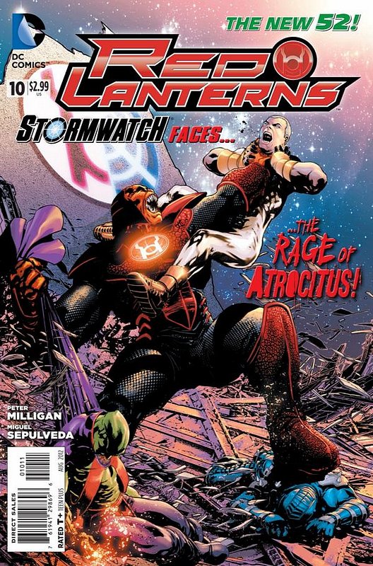 Cover of Red Lanterns (Vol 1) #10. One of 250,000 Vintage American Comics on sale from Krypton!