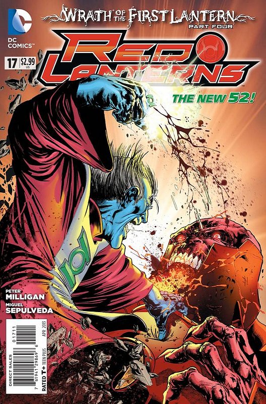 Cover of Red Lanterns (Vol 1) #17. One of 250,000 Vintage American Comics on sale from Krypton!