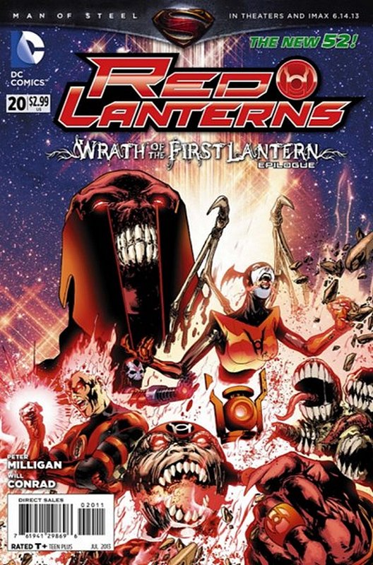 Cover of Red Lanterns (Vol 1) #20. One of 250,000 Vintage American Comics on sale from Krypton!