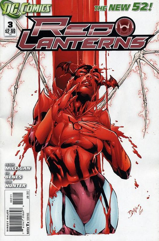 Cover of Red Lanterns (Vol 1) #3. One of 250,000 Vintage American Comics on sale from Krypton!