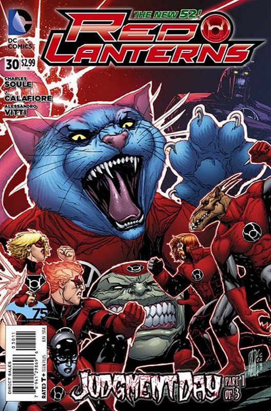 Cover of Red Lanterns (Vol 1) #30. One of 250,000 Vintage American Comics on sale from Krypton!