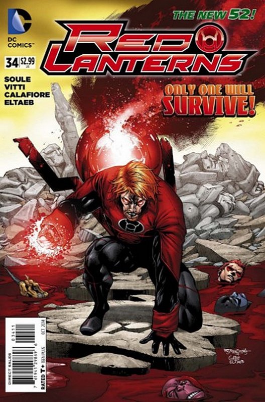 Cover of Red Lanterns (Vol 1) #34. One of 250,000 Vintage American Comics on sale from Krypton!