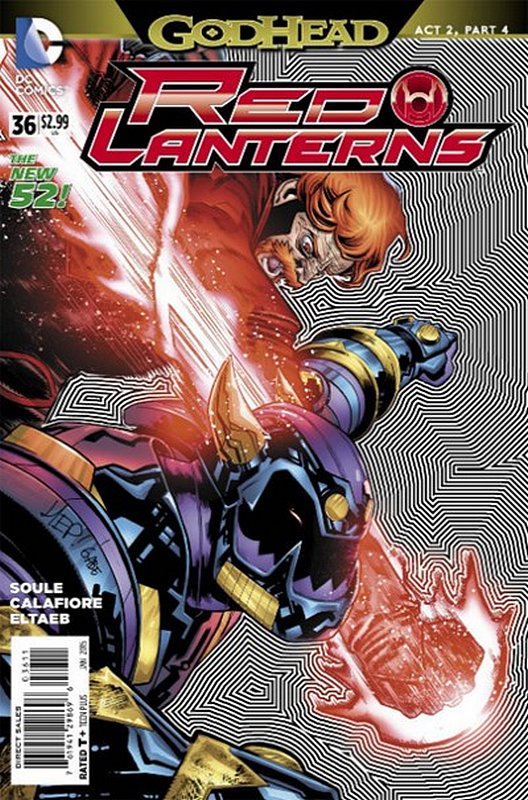 Cover of Red Lanterns (Vol 1) #36. One of 250,000 Vintage American Comics on sale from Krypton!