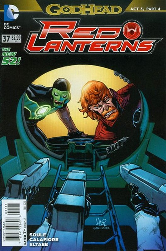 Cover of Red Lanterns (Vol 1) #37. One of 250,000 Vintage American Comics on sale from Krypton!