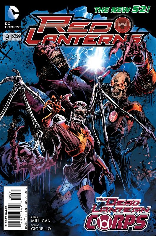 Cover of Red Lanterns (Vol 1) #9. One of 250,000 Vintage American Comics on sale from Krypton!