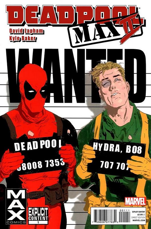 Cover of Deadpoolmax (Vol 2) #1. One of 250,000 Vintage American Comics on sale from Krypton!