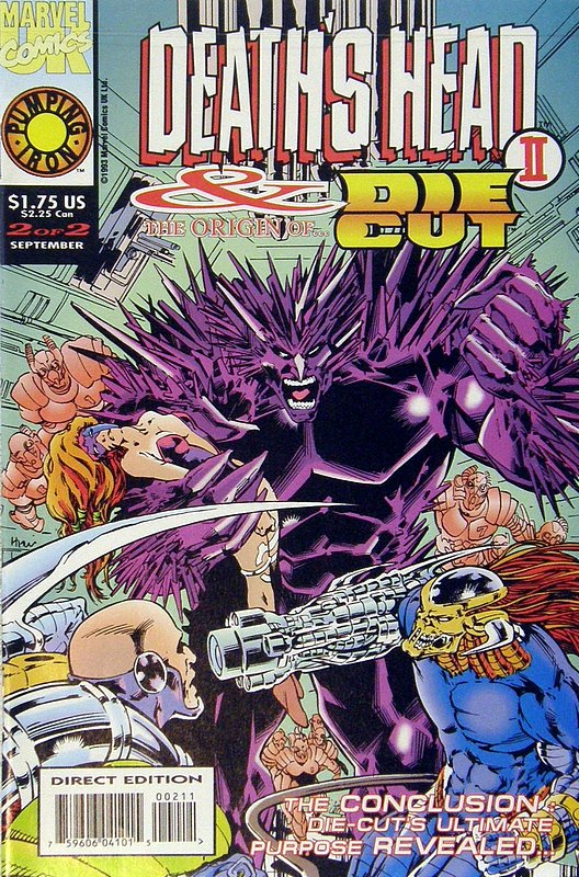 Cover of Deaths Head II & Die Cut (1992 Ltd) #2. One of 250,000 Vintage American Comics on sale from Krypton!