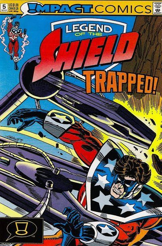 Cover of Legend of the Shield (Vol 1) #5. One of 250,000 Vintage American Comics on sale from Krypton!