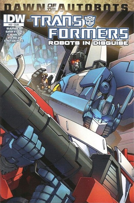 Cover of Transformers: Robots in Disguise #32. One of 250,000 Vintage American Comics on sale from Krypton!