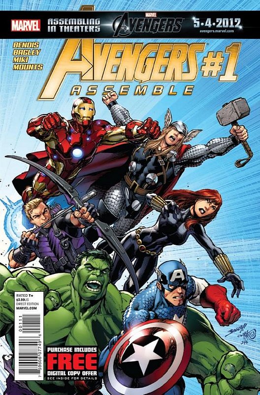 Cover of Avengers Assemble (Vol 1) #1. One of 250,000 Vintage American Comics on sale from Krypton!