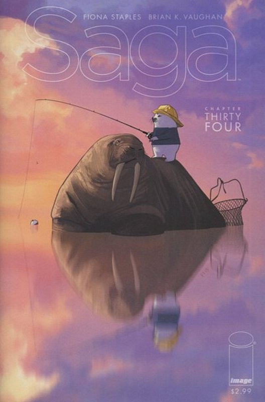 Cover of Saga (Image) #34. One of 250,000 Vintage American Comics on sale from Krypton!