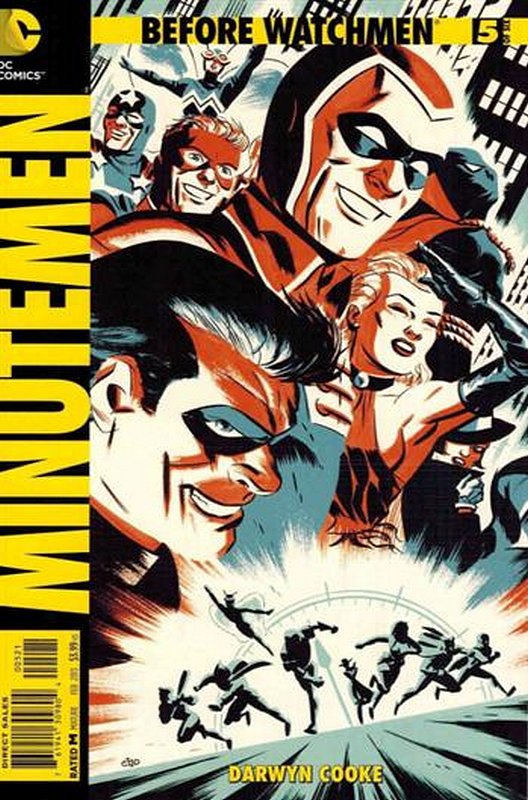 Cover of Before Watchmen: Minutemen (2012 Ltd) #5. One of 250,000 Vintage American Comics on sale from Krypton!