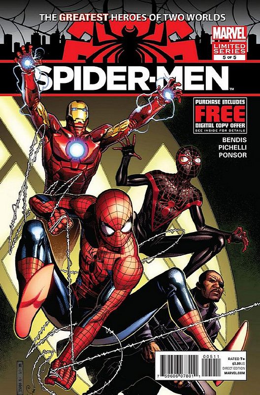 Cover of Spider-Men (2012 Ltd) #5. One of 250,000 Vintage American Comics on sale from Krypton!