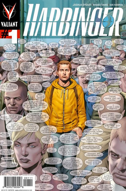 Cover of Harbinger (Vol 2) #1. One of 250,000 Vintage American Comics on sale from Krypton!