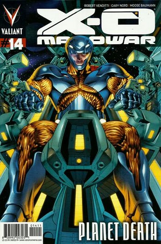 Cover of X-O Manowar (Vol 3) #14. One of 250,000 Vintage American Comics on sale from Krypton!