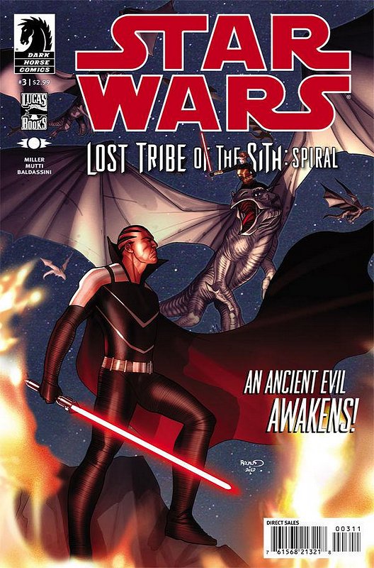 Cover of Star Wars: Lost Tribe of the Sith: Spiral (Ltd) #3. One of 250,000 Vintage American Comics on sale from Krypton!
