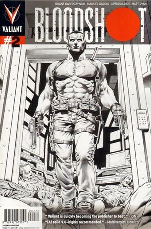 Cover of Bloodshot (Vol 2) #2. One of 250,000 Vintage American Comics on sale from Krypton!