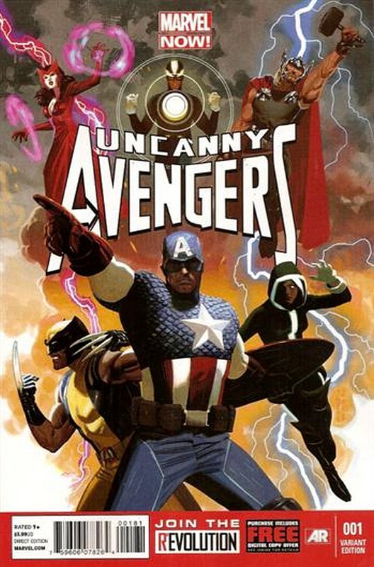 Cover of Uncanny Avengers (Vol 1) #1. One of 250,000 Vintage American Comics on sale from Krypton!