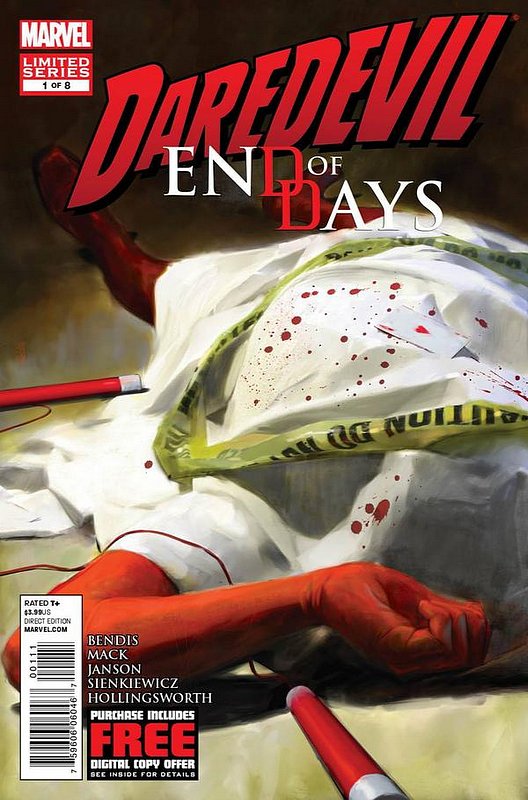 Cover of Daredevil: End of Days (2012 Ltd) #1. One of 250,000 Vintage American Comics on sale from Krypton!
