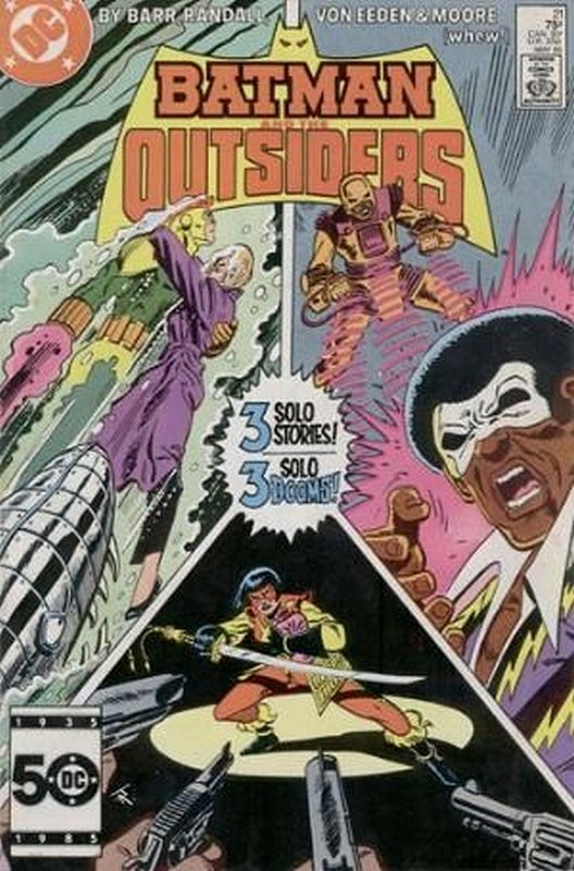 Cover of Batman & The Outsiders (Vol 1) #21. One of 250,000 Vintage American Comics on sale from Krypton!