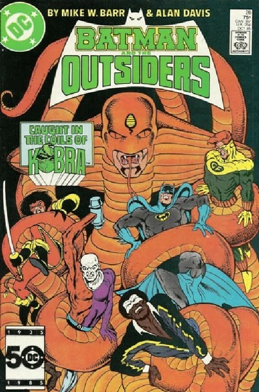Cover of Batman & The Outsiders (Vol 1) #26. One of 250,000 Vintage American Comics on sale from Krypton!