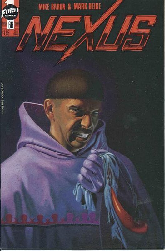 Cover of Nexus (Vol 1) (First Comics) #66. One of 250,000 Vintage American Comics on sale from Krypton!