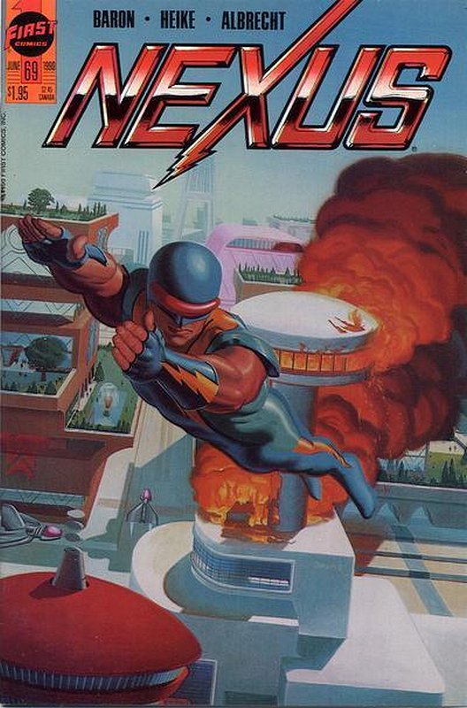 Cover of Nexus (Vol 1) (First Comics) #69. One of 250,000 Vintage American Comics on sale from Krypton!