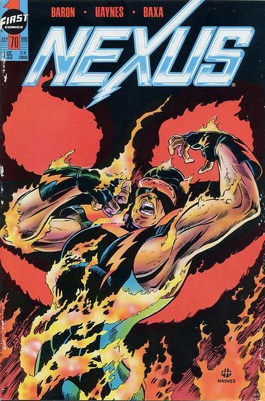Cover of Nexus (Vol 1) (First Comics) #70. One of 250,000 Vintage American Comics on sale from Krypton!