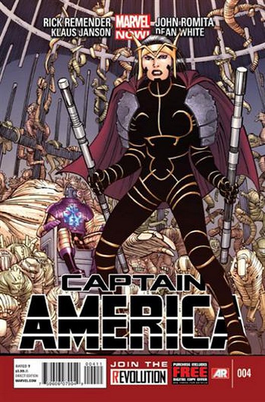 Cover of Captain America (Vol 7) #4. One of 250,000 Vintage American Comics on sale from Krypton!