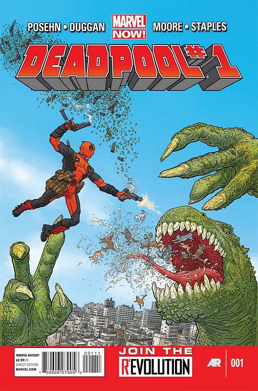 Cover of Deadpool (Vol 3) #1. One of 250,000 Vintage American Comics on sale from Krypton!