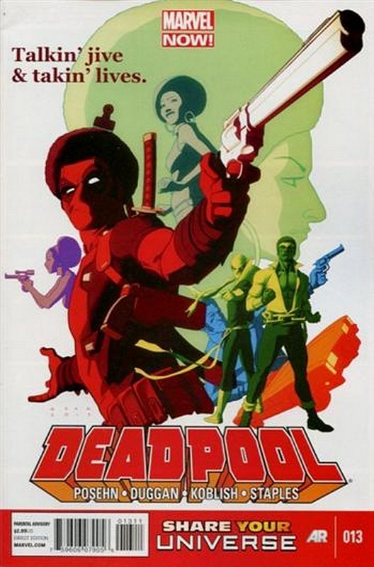 Cover of Deadpool (Vol 3) #13. One of 250,000 Vintage American Comics on sale from Krypton!