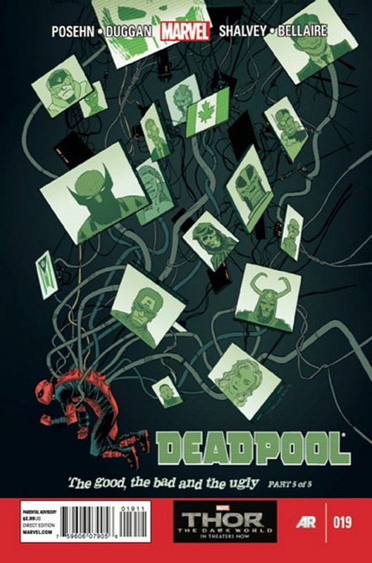 Cover of Deadpool (Vol 3) #19. One of 250,000 Vintage American Comics on sale from Krypton!