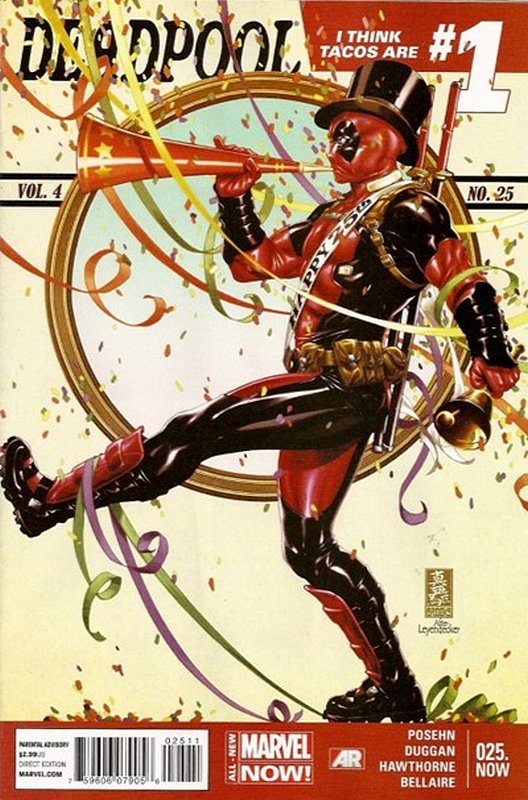 Cover of Deadpool (Vol 3) #25. One of 250,000 Vintage American Comics on sale from Krypton!