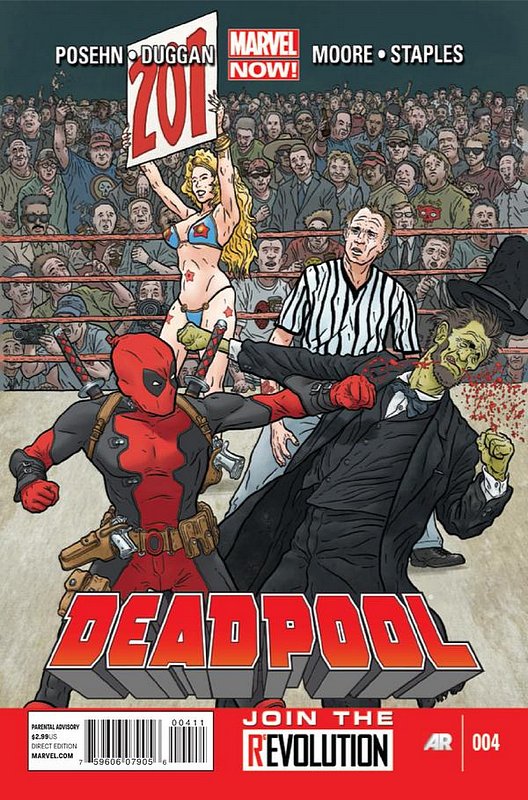Cover of Deadpool (Vol 3) #4. One of 250,000 Vintage American Comics on sale from Krypton!