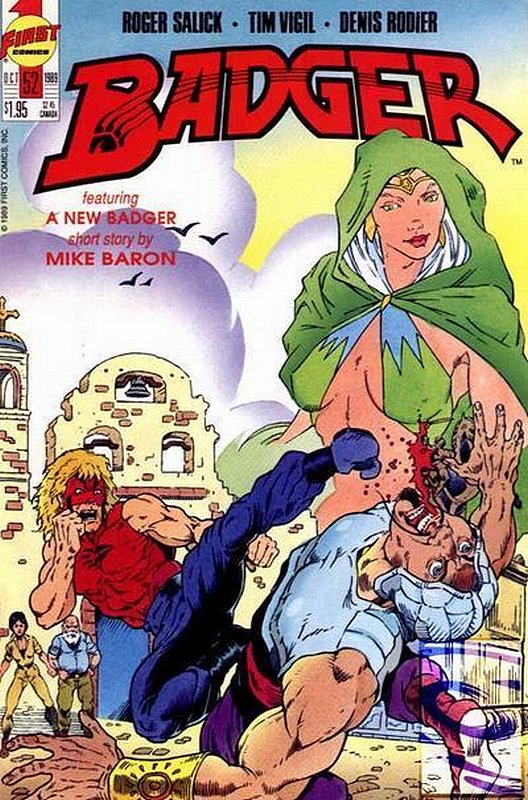 Cover of Badger (Vol 2) (First) #52. One of 250,000 Vintage American Comics on sale from Krypton!