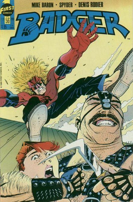Cover of Badger (Vol 2) (First) #56. One of 250,000 Vintage American Comics on sale from Krypton!